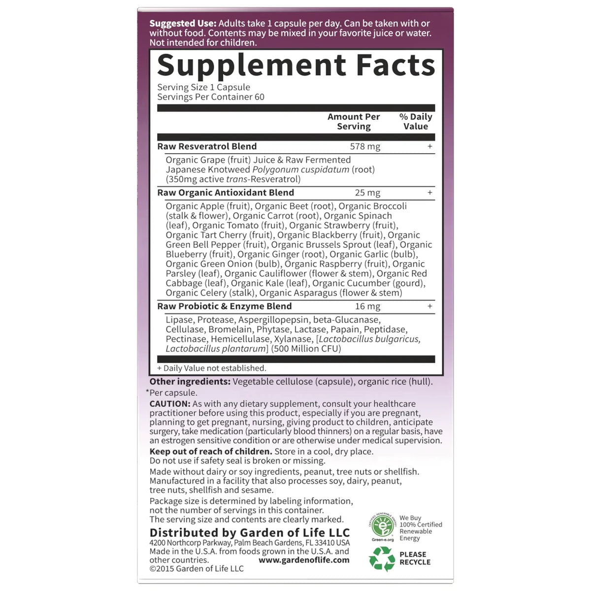 RAW Resveratrol