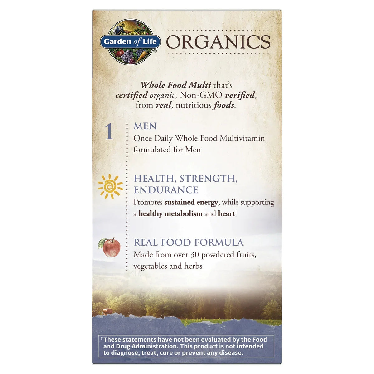 Organics Men's Once Daily