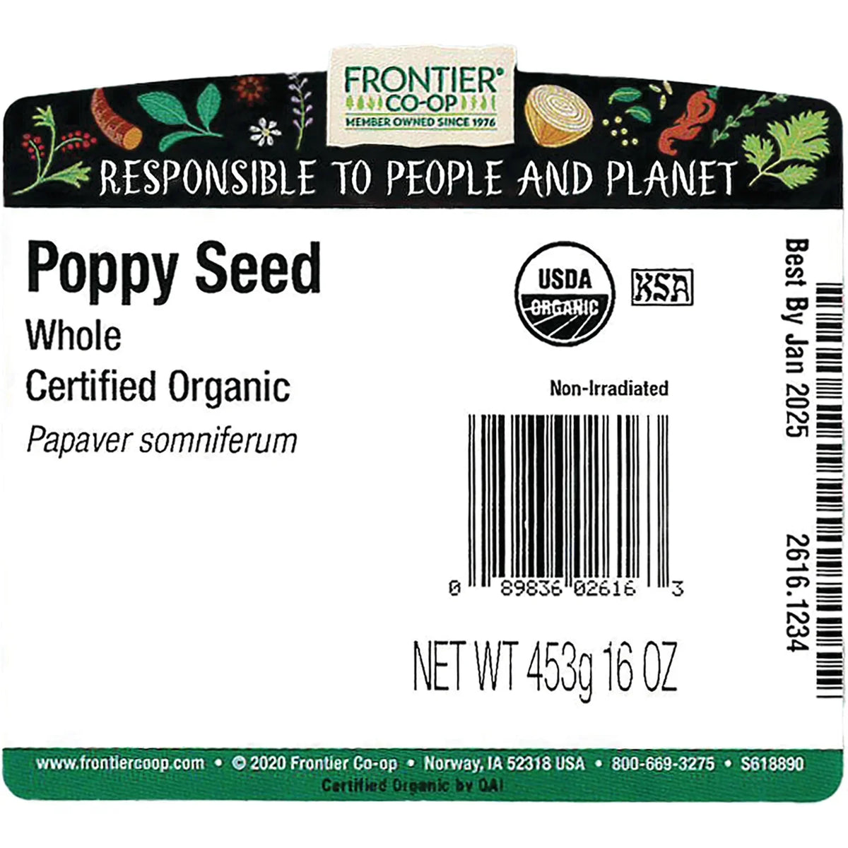 Organic Whole Poppy Seed