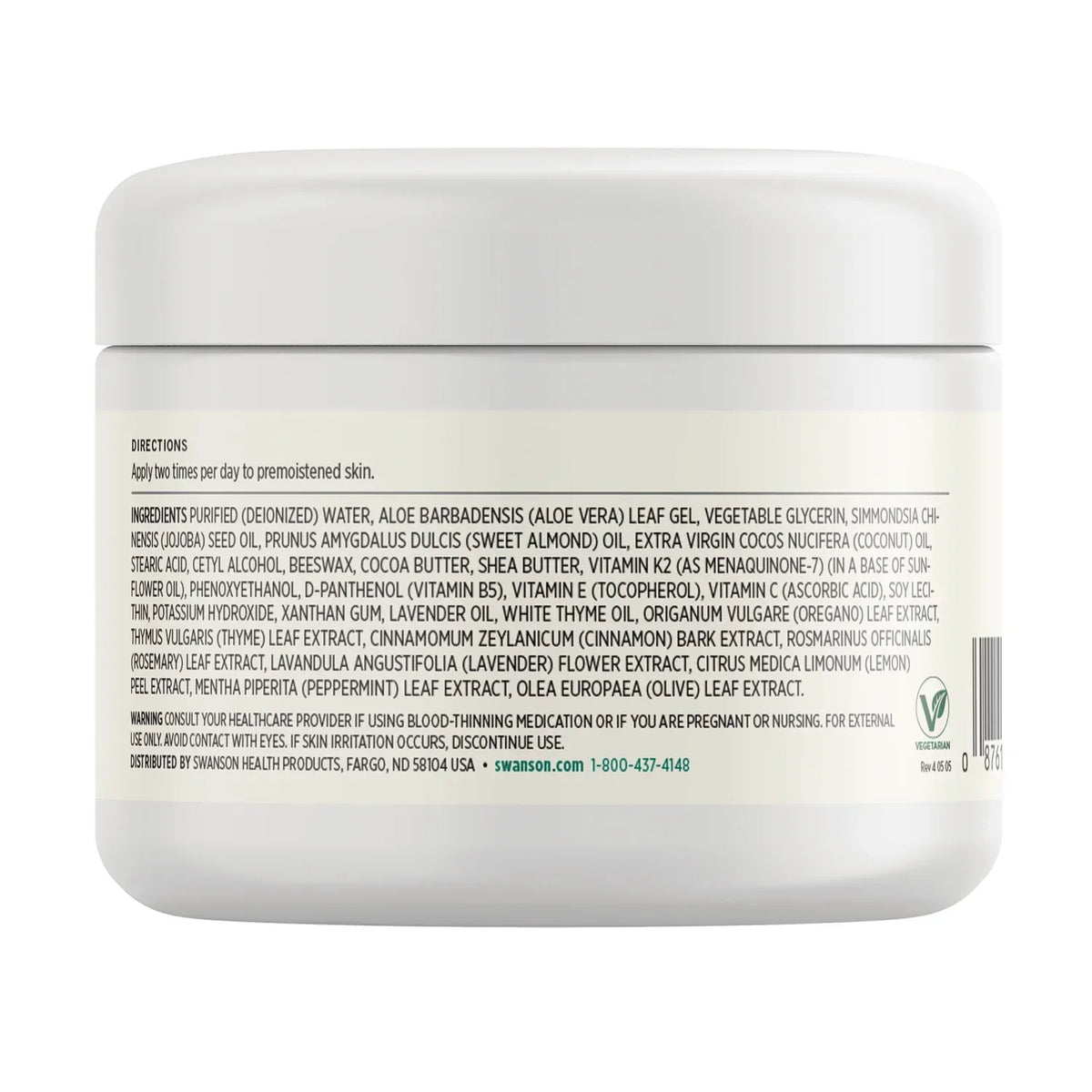 Vitamin K Cream with Menaquinone-7