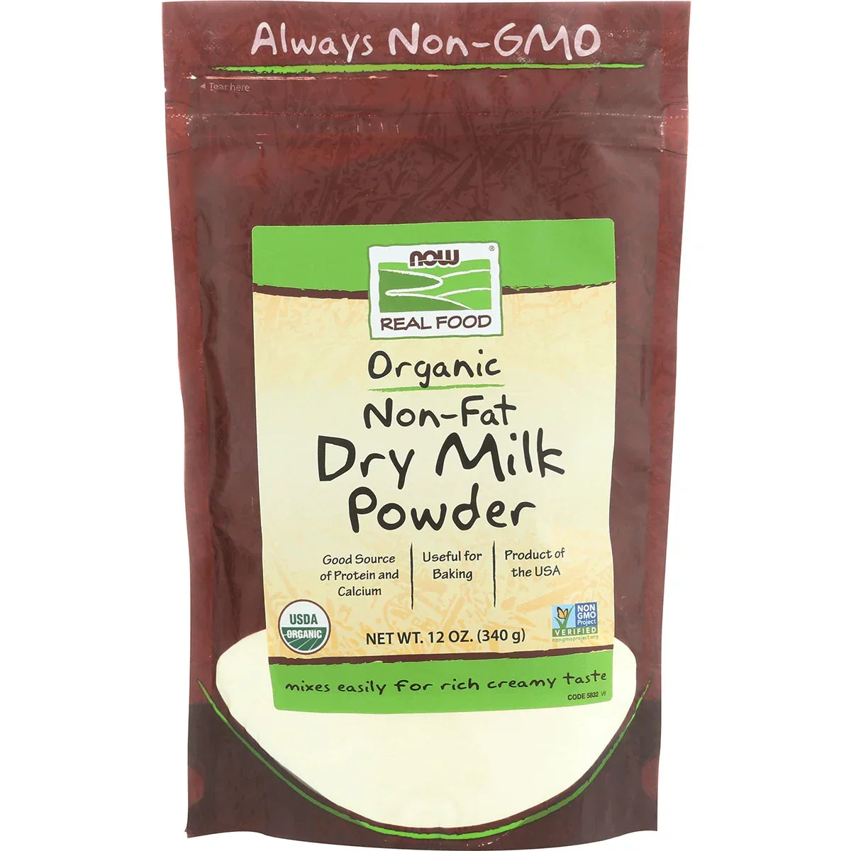 Organic Non-Fat Dry Milk Powder