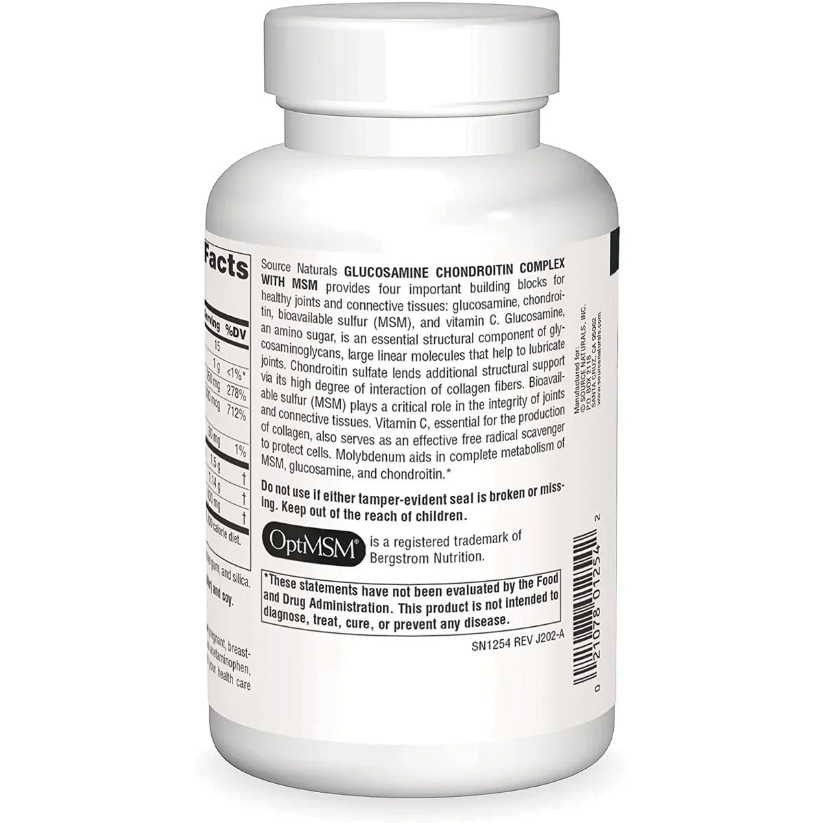 Glucosamine Chondroitin Complex with MSM