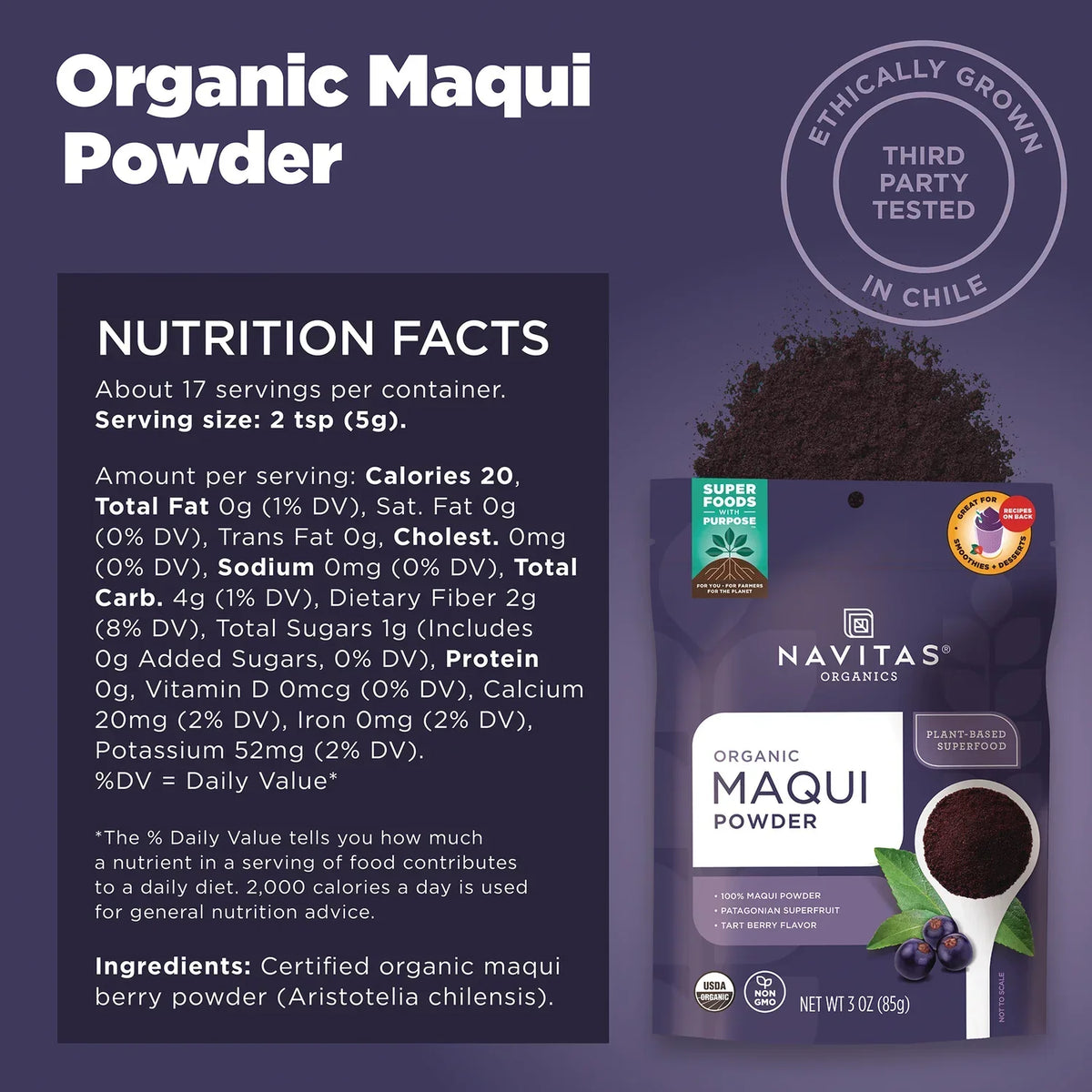 Organic Maqui Powder