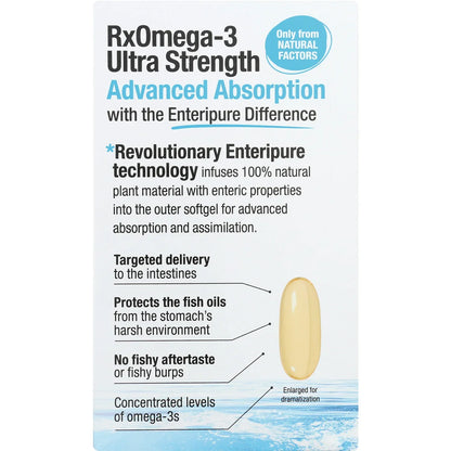 RxOmega-3 Factors Ultra Strength with Vitamin D3