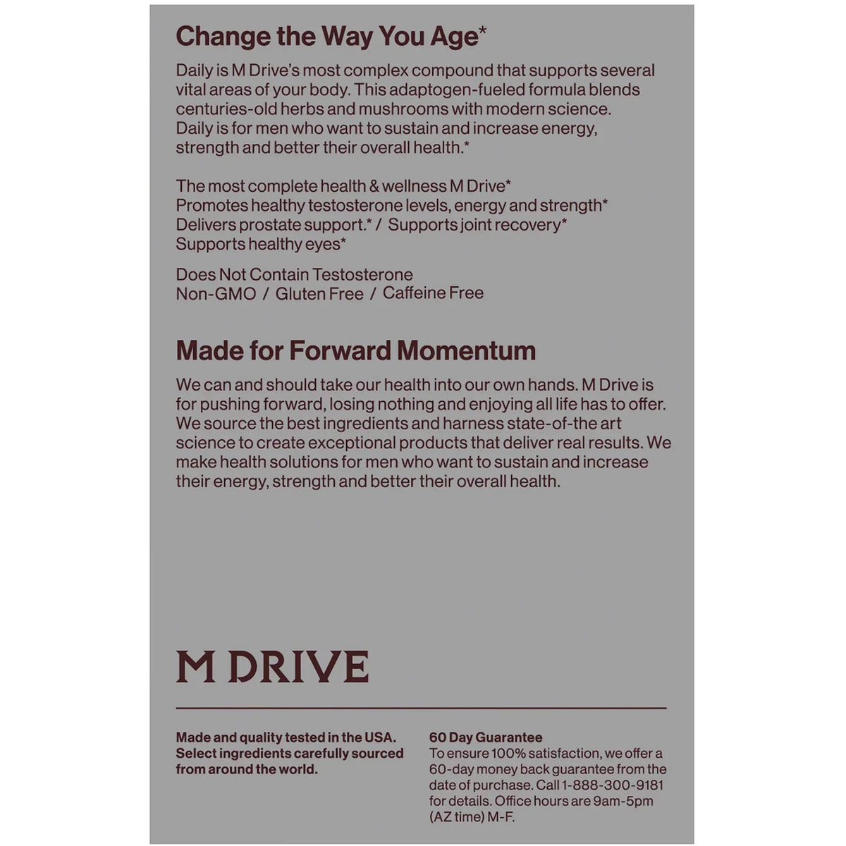 Mdrive Daily Men's Health Complex