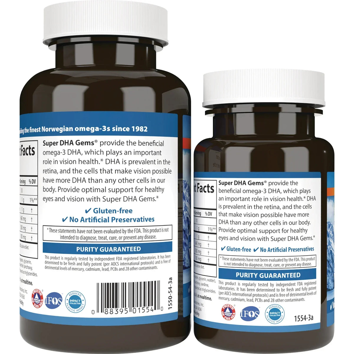 Norwegian Fish Oil Concentrate Super DHA Gems