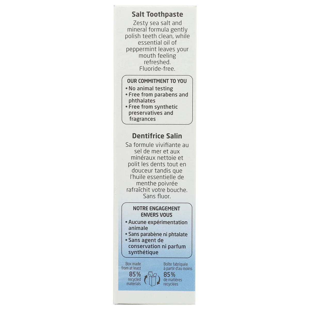 Salt Toothpaste - Peppermint