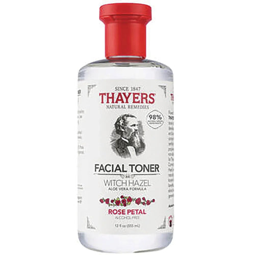 Facial Toner Witch Hazel Aloe Vera Formula - Rose Petal