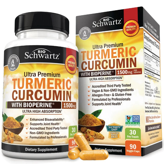 Ultra Premium Turmeric Curcumin with Bioperine