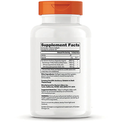 Purified & Clear Omega 3 Fish Oil