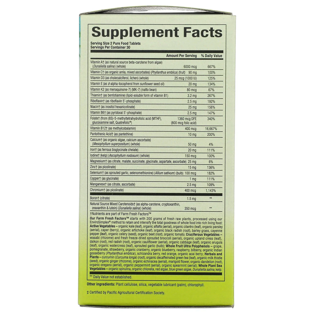 Whole Earth & Sea Pure Food Women's Multivitamin & Mineral