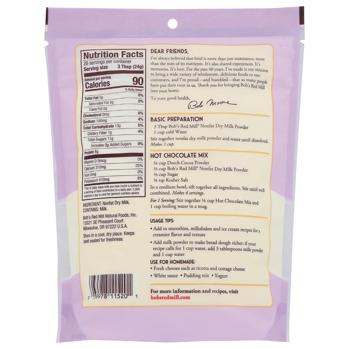 Nonfat Dry Milk Powder