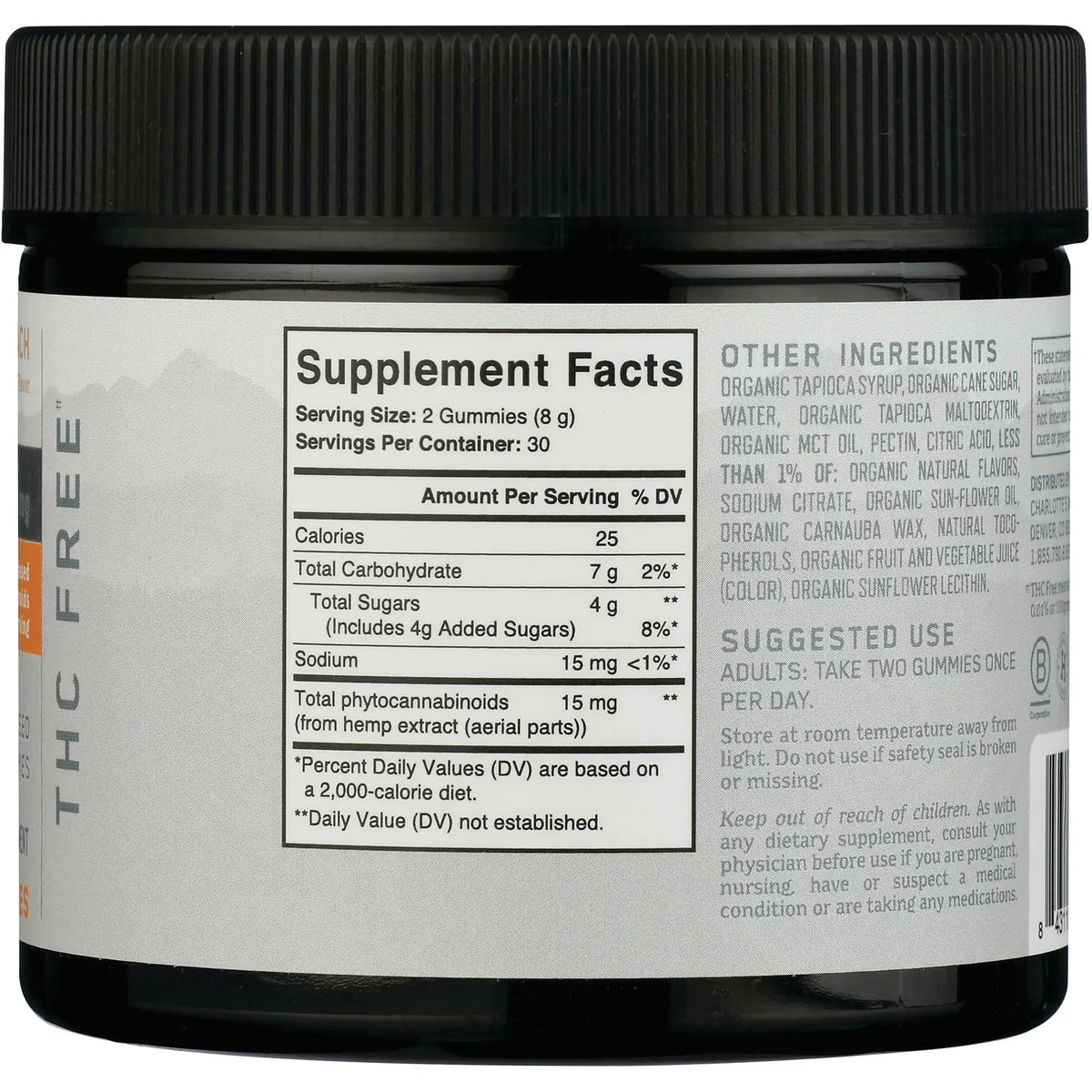 Hemp Extract-Infused Gummies - Mango Peach