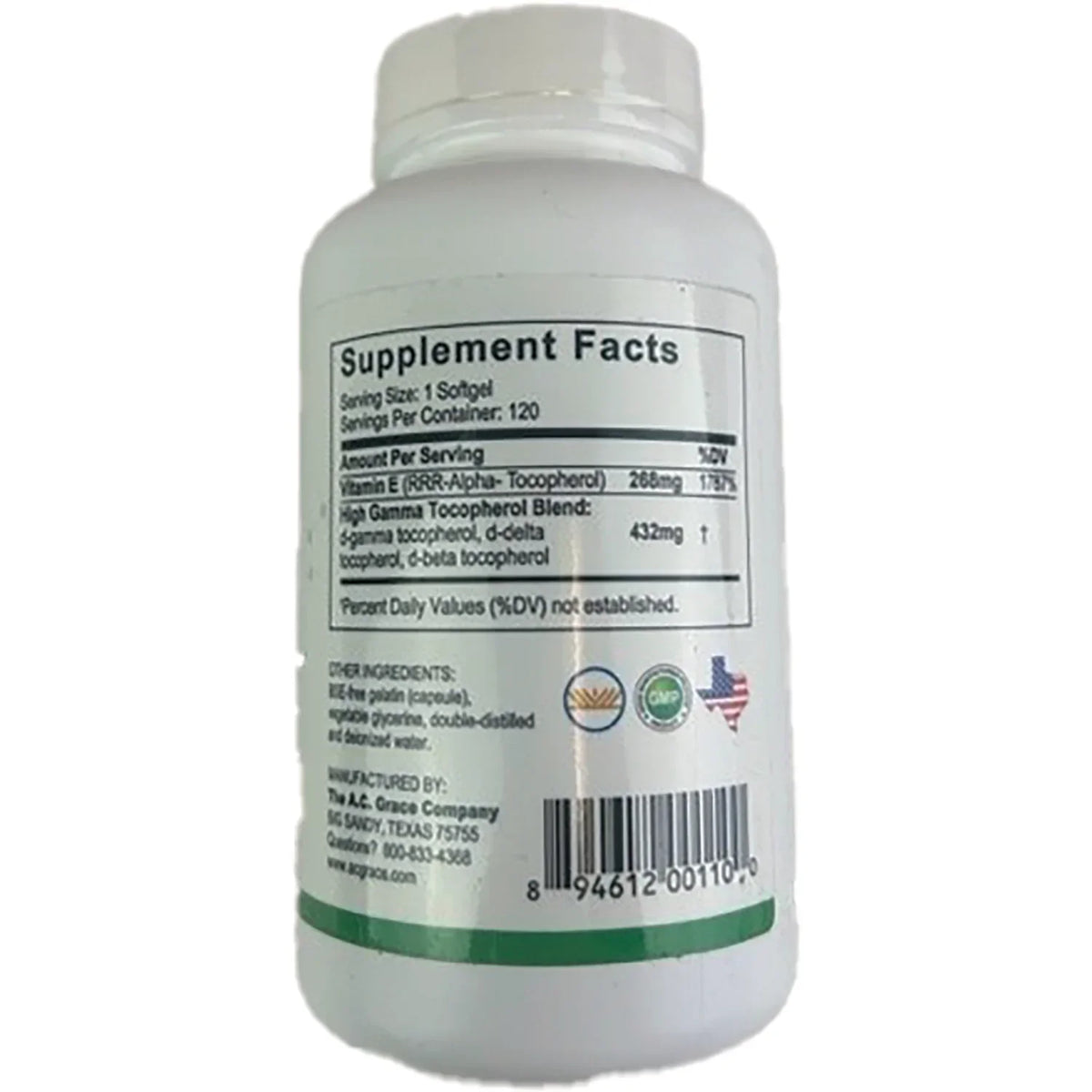 Unique E High Gamma Mixed Tocopherol Concentrate