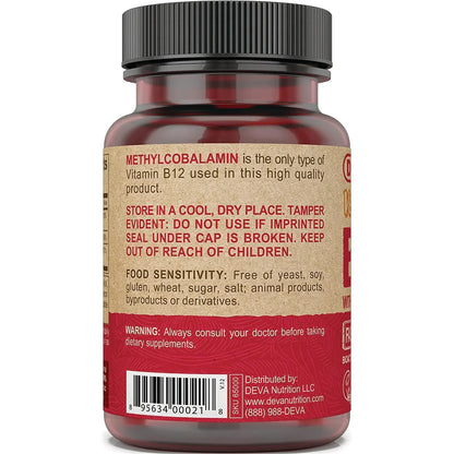 Vegan B12 with Folic Acid & B6 - Fast Dissolve
