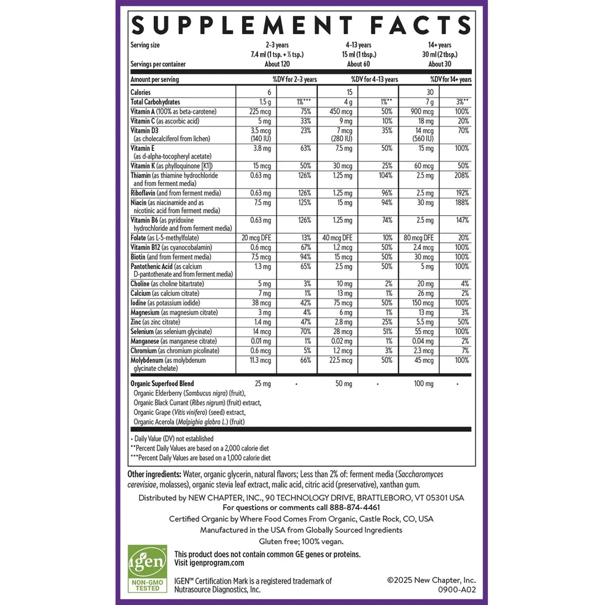 Liquid Multivitamin - Orange Mango