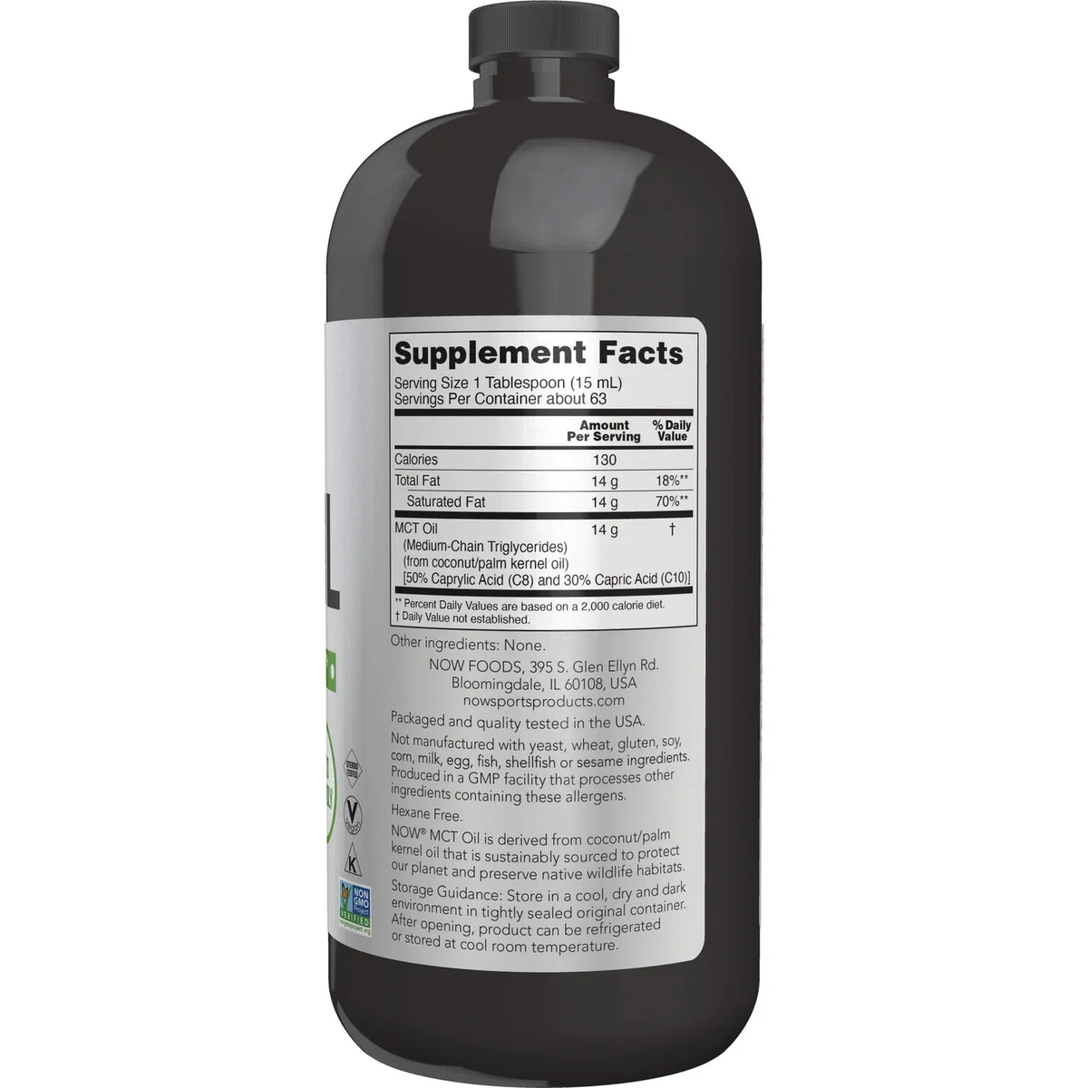 MCT Oil - Pure Unflavored