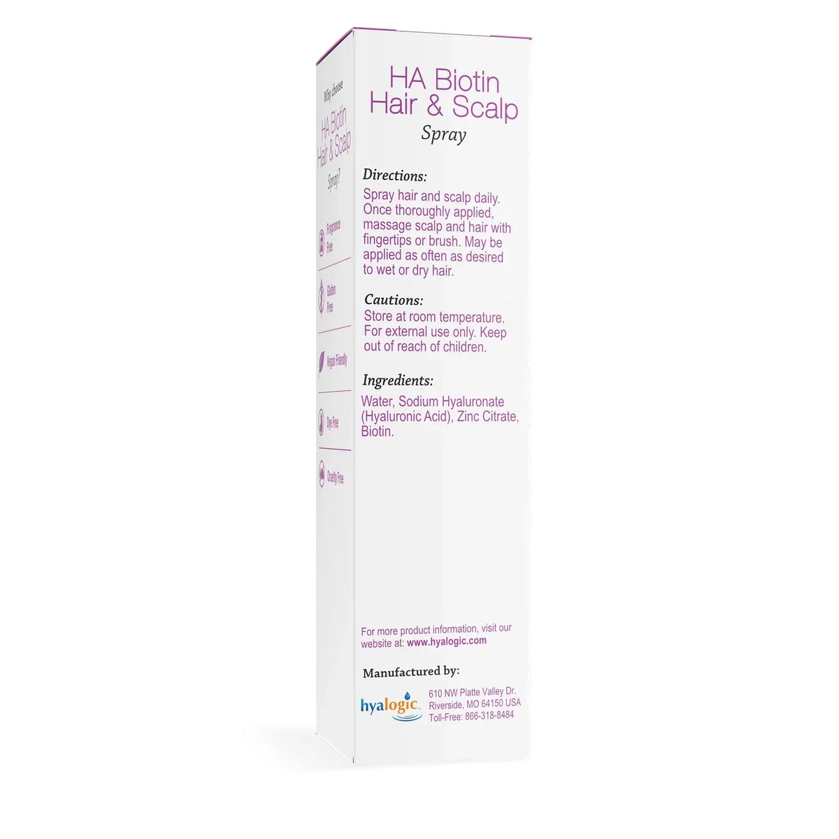 HA Biotin Hair & Scalp Spray