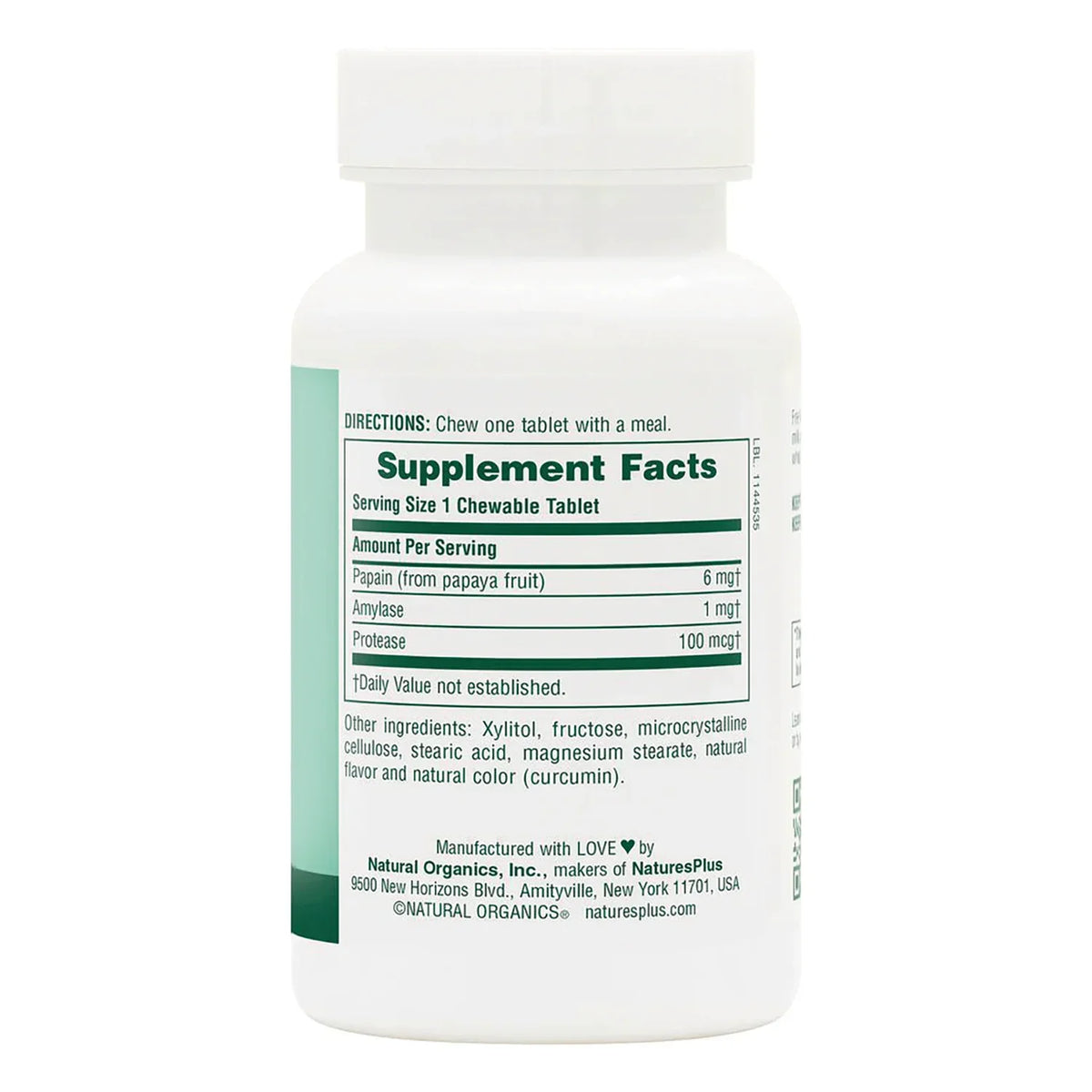 Chewable Papaya Enzyme