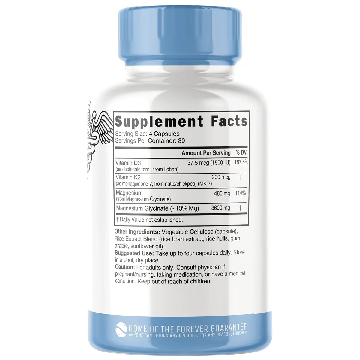 Nutri D3 & K2 Magnesium Glycinate