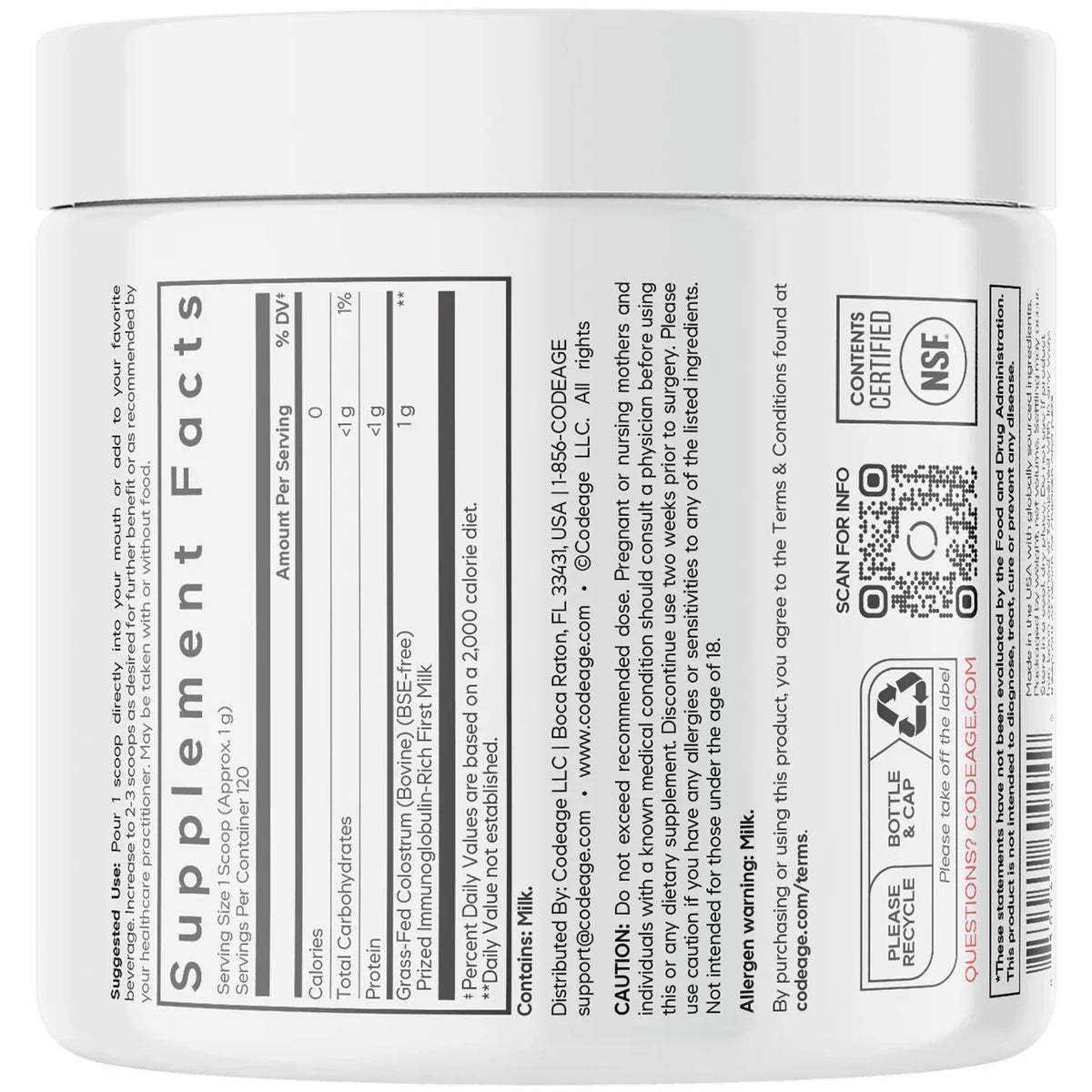 Colostrum - Unflavored