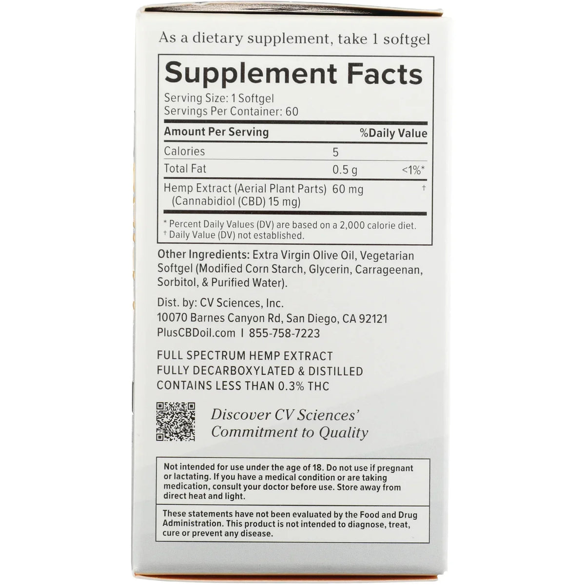 Daily Balance CBD Softgels