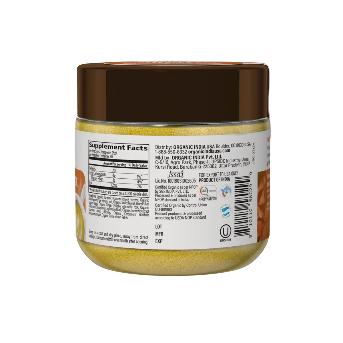 Spiced Turmeric Latte Golden Milk Mix