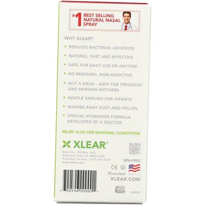 Natural Saline Nasal Spray - Daily Relief