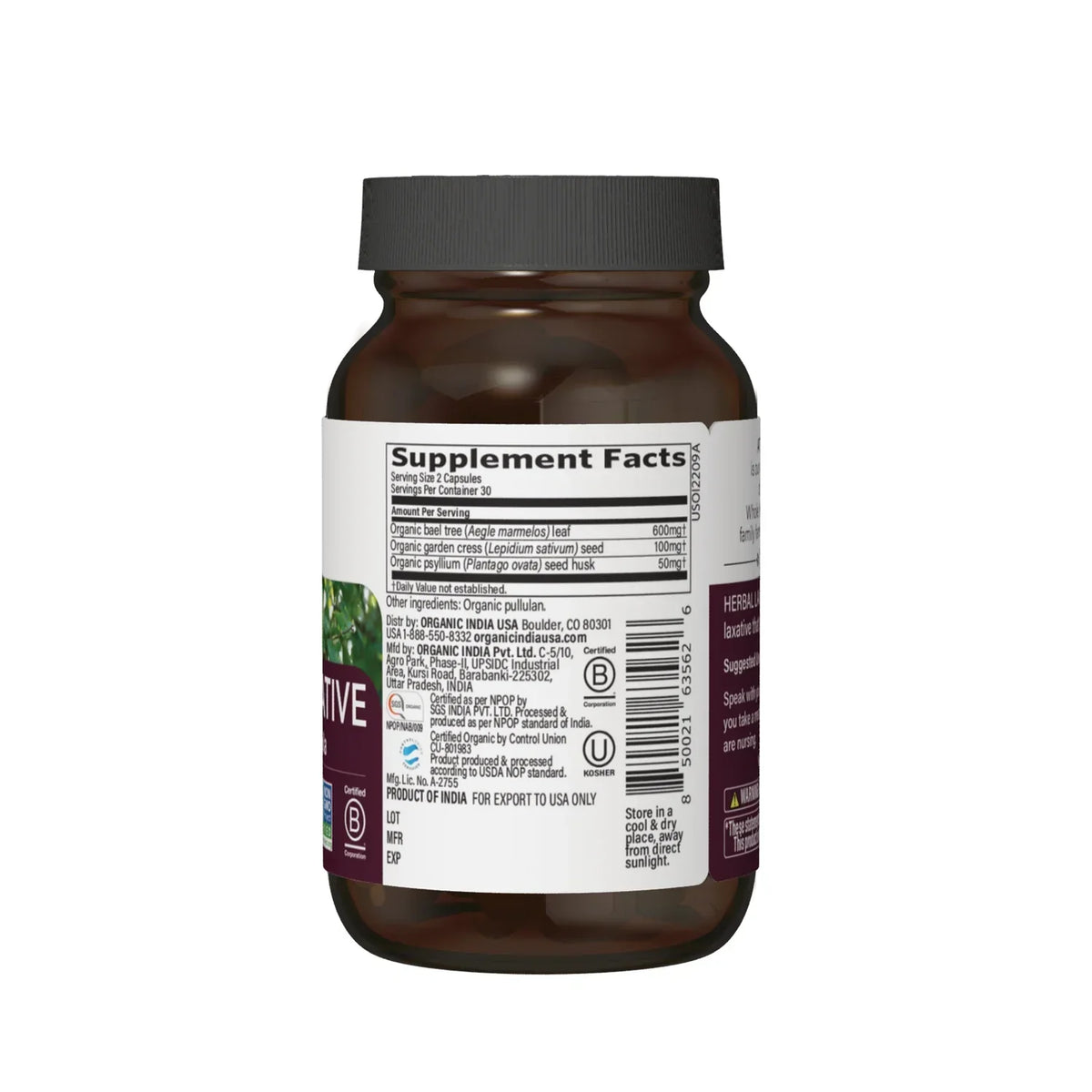 Herbal Laxative Senna-Free Formula