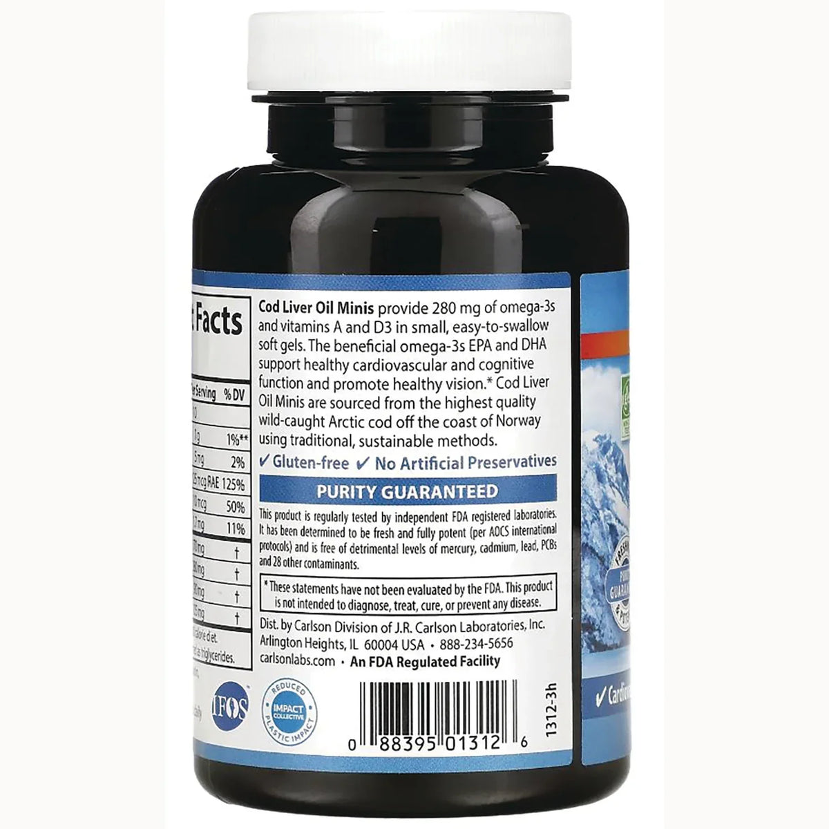 Wild Norwegian Cod Liver Oil Minis