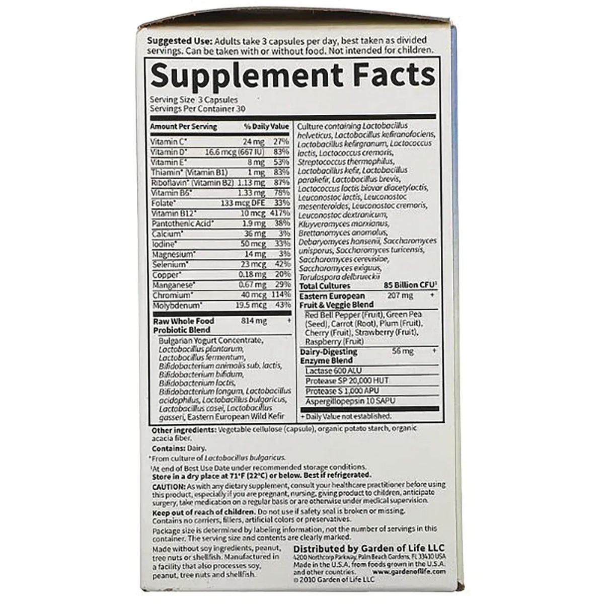 RAW Probiotics Men 50 & Wiser
