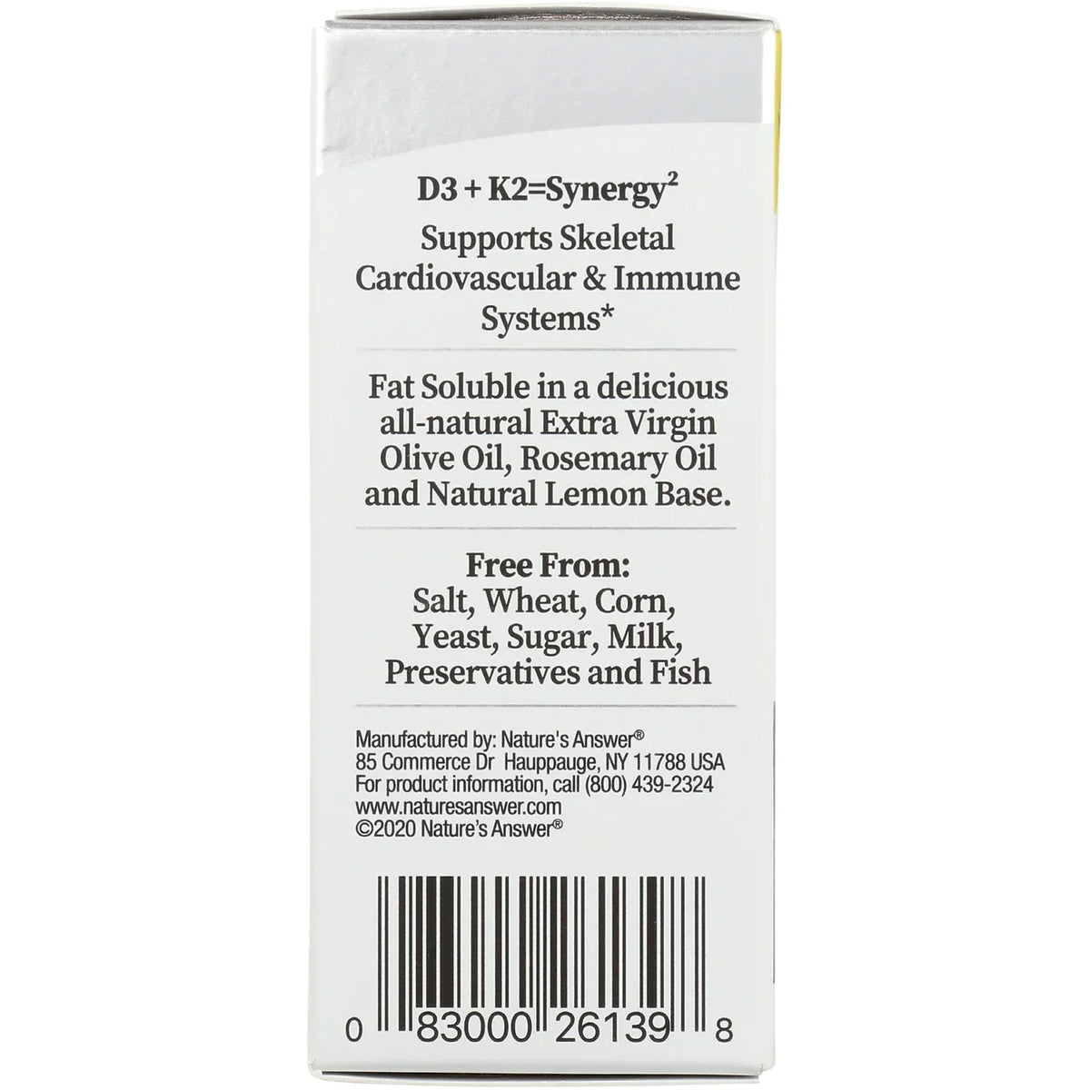 Vitamin D3 & K2