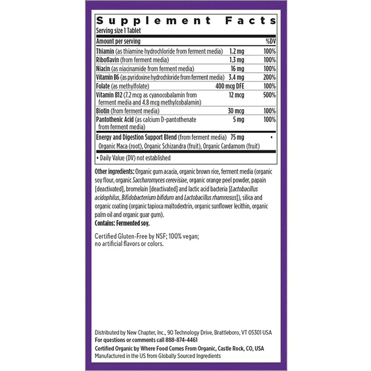 Fermented Vitamin B Complex