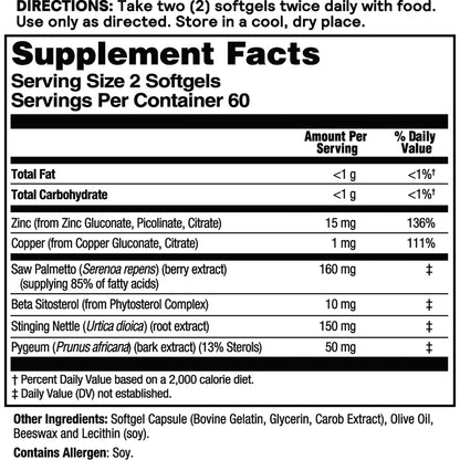 Prostate Support Softgels