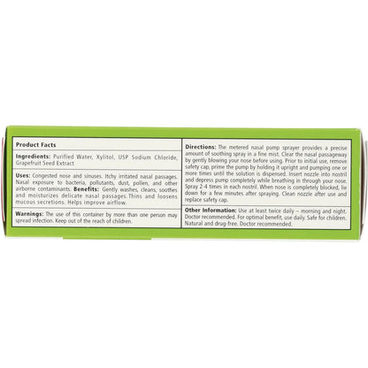 Natural Saline Nasal Spray - Daily Relief