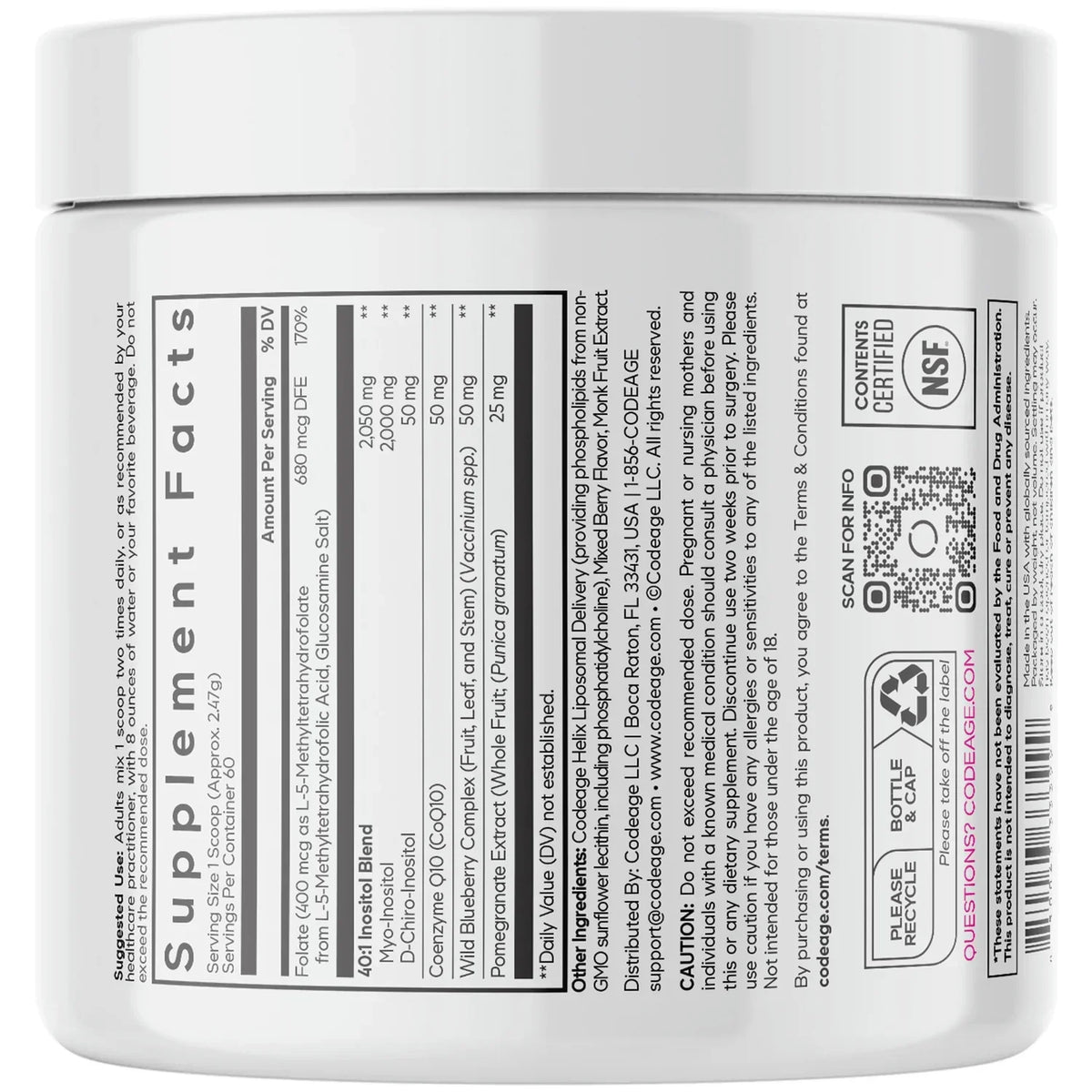 Liposomal Ovarian Inositol+ - Mixed Berry