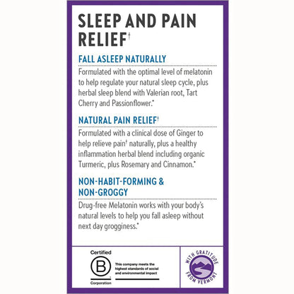 Restful Sleep and Pain Relief