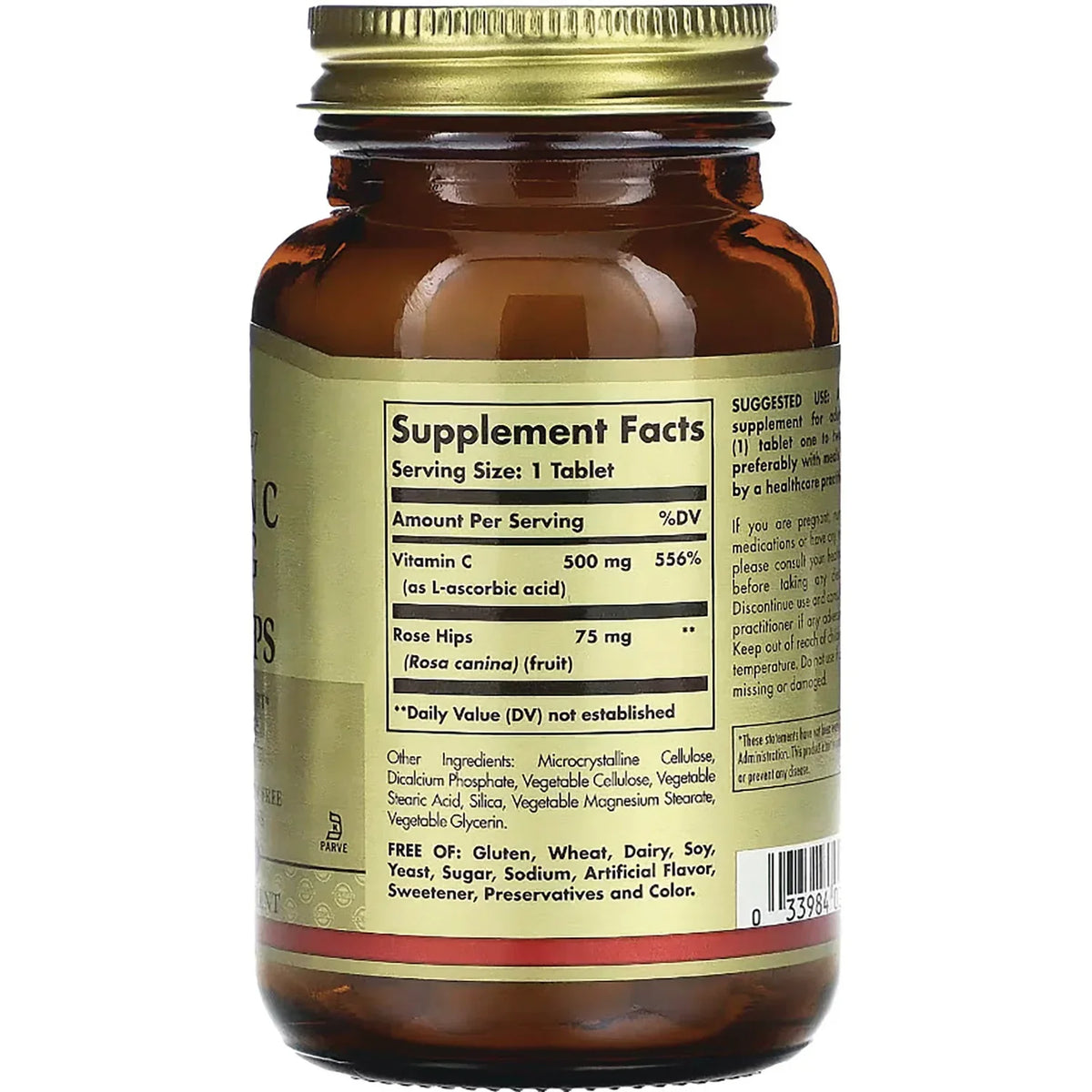 Vitamin C 500 mg with Rose Hips
