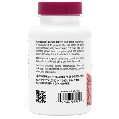 Herbal Actives Red Yeast Rice - Extended Release