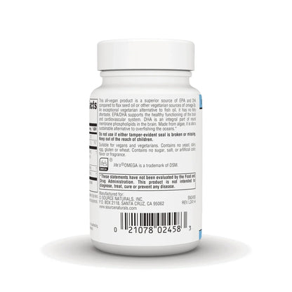 Vegan Omega-3s Non-Fish EPA-DHA
