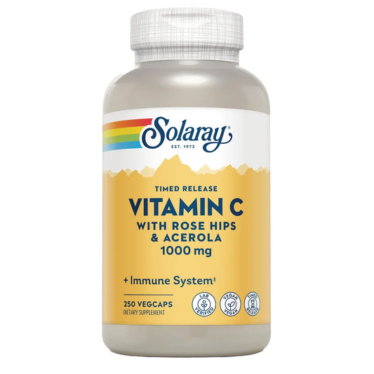 Timed Release Vitamin C with Rose Hips & Acerola