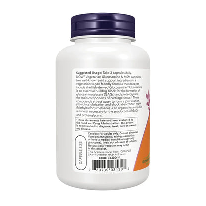 Vegetarian Glucosamine & MSM