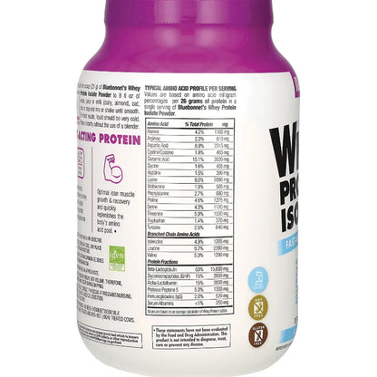 Whey Protein Isolate - French Vanilla