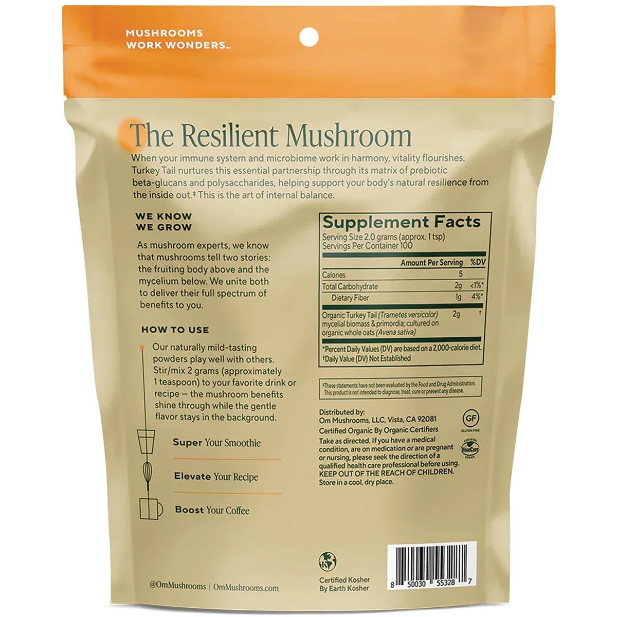 Turkey Tail Mushroom Powder