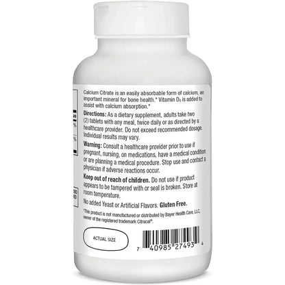 Calcium Citrate + D3 Maximum
