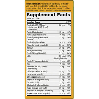 Alive! Adult Complete Multivitamin