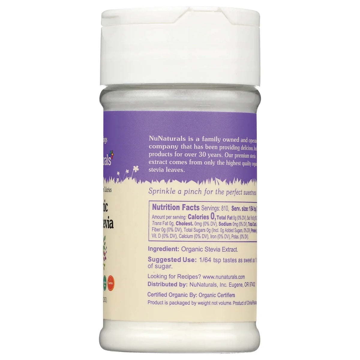 Organic Pure Stevia
