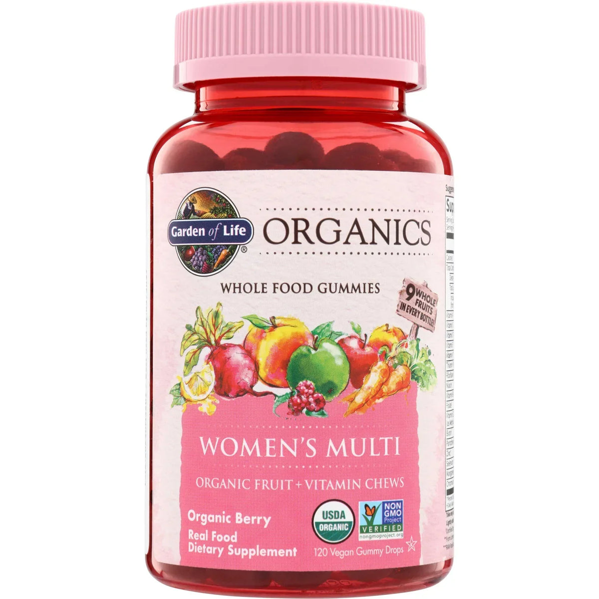 Organics Women's Multi Gummies - Organic Berry