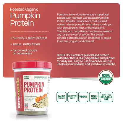 Roasted Organic Pumpkin Protein Powder