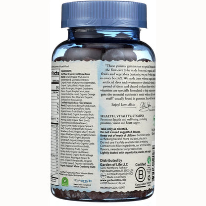 Organics Men's Multi 40+ Gummies - Organic Berry